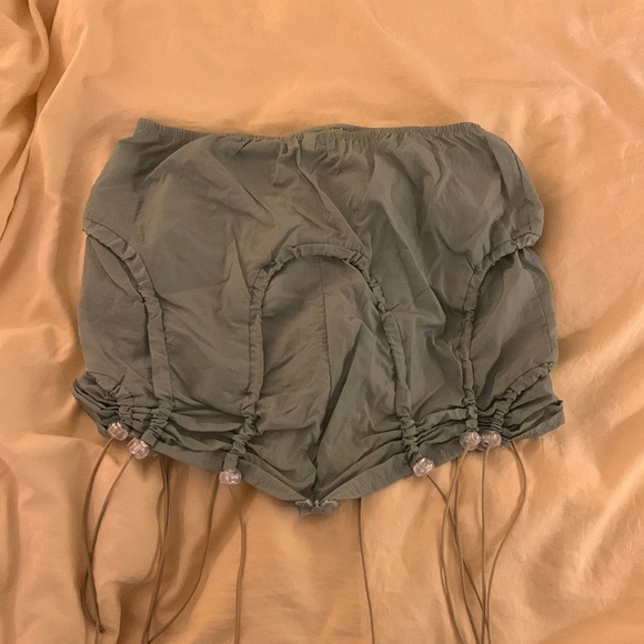 Cargo green mini skirt, size M - Picture 1 of 3